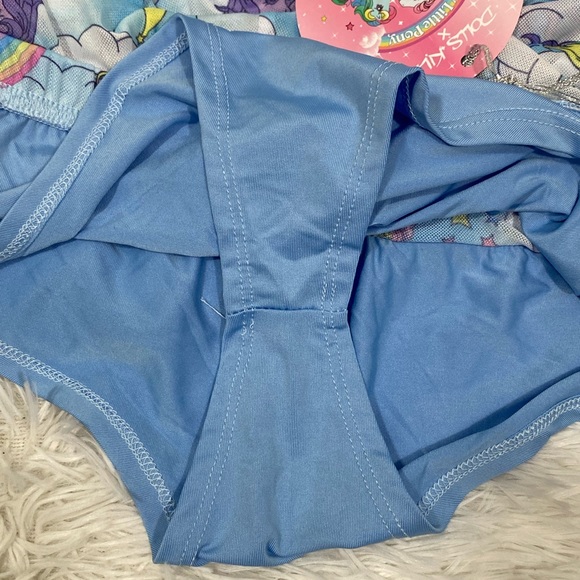 💔SOLD💔 DOLLS KILL x MY LITTLE PONY Chaser Stretch Mesh Flare Pants High Waist - Picture 8 of 14